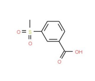 3-(Methylsulphonyl)benzoic acid (CAS 5345-27-7) - chemical structure image