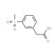 3-(Methylsulphonyl)phenylacetic acid (CAS 1877-64-1) - chemical structure image