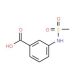 3-(Methylsulphonylamino)benzoic acid (CAS 28547-13-9) - chemical structure image