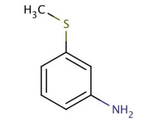 3-(Methylthio)aniline (CAS 1783-81-9) - chemical structure image