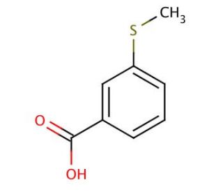 3-(Methylthio)benzoic acid (CAS 825-99-0) - chemical structure image
