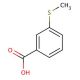 3-(Methylthio)benzoic acid (CAS 825-99-0) - chemical structure image