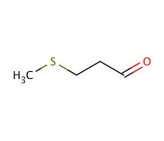 3-(Methylthio)propionaldehyde (CAS 3268-49-3) - chemical structure image