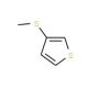 3-(Methylthio)thiophene (CAS 20731-74-2) - chemical structure image