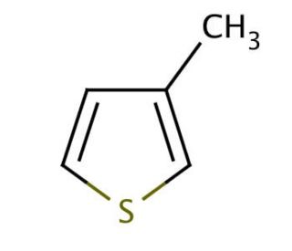 3-Methylthiophene (CAS 616-44-4) - chemical structure image