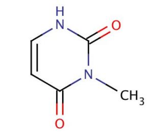 3-Methyluracil (CAS 608-34-4) - chemical structure image
