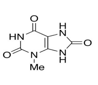 3-Methyluric Acid (CAS 605-99-2) - chemical structure image
