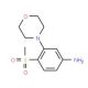 3-(Morpholin-4-yl)-4-(methylsulfonyl)aniline - chemical structure image
