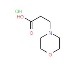 3-Morpholin-4-yl-propionic acid hydrochloride (CAS 6319-95-5) - chemical structure image