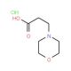 3-Morpholin-4-yl-propionic acid hydrochloride (CAS 6319-95-5) - chemical structure image