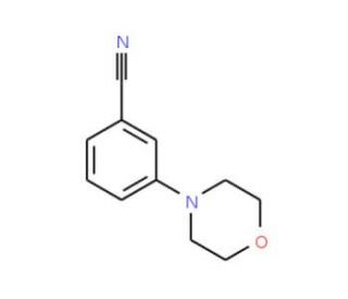 3-Morpholin-4-ylbenzonitrile (CAS 204078-31-9) - chemical structure image