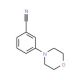 3-Morpholin-4-ylbenzonitrile (CAS 204078-31-9) - chemical structure image