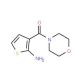 3-(Morpholin-4-ylcarbonyl)thien-2-ylamine (CAS 590357-48-5) - chemical structure image