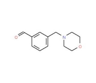 3-(Morpholin-4-ylmethyl)benzaldehyde (CAS 446866-83-7) - chemical structure image
