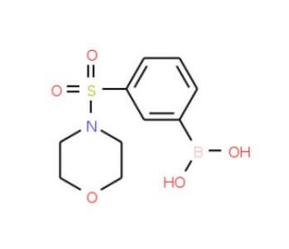 3-(Morpholin-4-ylsulphonyl)benzeneboronic acid (CAS 871329-60-1) - chemical structure image
