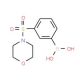 3-(Morpholin-4-ylsulphonyl)benzeneboronic acid (CAS 871329-60-1) - chemical structure image