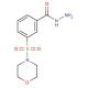 3-(Morpholine-4-sulfonyl)-benzoic acid hydrazide - chemical structure image