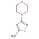 3-Morpholino-1,2,4-thiadiazol-5-amine - chemical structure image