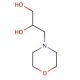 3-Morpholino-1,2-propanediol (CAS 6425-32-7) - chemical structure image