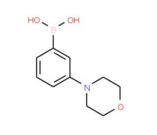 3-(Morpholino)phenylboronic acid (CAS 863377-22-4) - chemical structure image