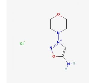 3-Morpholinosydnonimine (CAS 16142-27-1) - chemical structure image