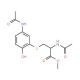 3-(N-Acetyl-L-cystein-S-yl) Acetaminophen Methyl Ester - chemical structure image