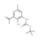 3-N-Boc-amino-2-hydroxy-5-methyl acetophenone (CAS 886362-10-3) - chemical structure image