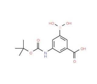 3-(N-Boc-Amino)-5-carboxyphenylboronic acid (CAS 913835-72-0) - chemical structure image