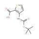 3-N-Boc-amino-thiophene-2-carboxylic acid (CAS 101537-64-8) - chemical structure image