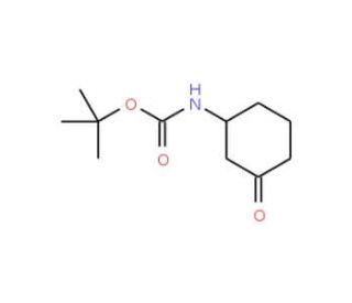 3-N-Boc-Aminocyclohexanone (CAS 885280-38-6) - chemical structure image