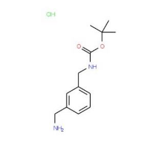 3-N-Boc-aminomethyl-benzylamine HCl (CAS 914465-97-7) - chemical structure image