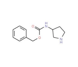 3-N-Cbz-aminopyrrolidine (CAS 115551-46-7) - chemical structure image