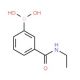 3-(N-Ethylaminocarbonyl)benzeneboronic acid (CAS 850567-21-4) - chemical structure image
