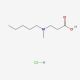 3-(N-Methylpentylamino)propionic acid hydrochloride (CAS 625120-81-2) - chemical structure image