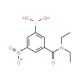 3-(N,N-Diethylaminocarbonyl)-5-nitrophenylboronic acid (CAS 871332-82-0) - chemical structure image