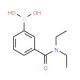 3-(N,N-Diethylaminocarbonyl)phenylboronic acid (CAS 237413-05-7) - chemical structure image