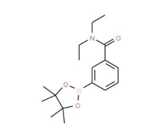 3-(N,N-Diethylaminocarbonyl)phenylboronic acid, pinacol ester (CAS 325142-97-0) - chemical structure image