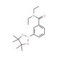 3-(N,N-Diethylaminocarbonyl)phenylboronic acid, pinacol ester (CAS 325142-97-0) - chemical structure image