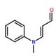 3-(N-Phenyl-N-methyl)aminoacrolein (CAS 14189-82-3) - chemical structure image
