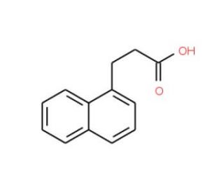 3-(Naphth-1-yl)propanoic acid (CAS 3243-42-3) - chemical structure image