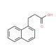 3-(Naphth-1-yl)propanoic acid (CAS 3243-42-3) - chemical structure image