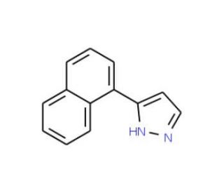 3-(Naphth-1-yl)pyrazole (CAS 150433-19-5) - chemical structure image