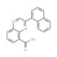 3-(Naphth-1-yl)quinoxaline-5-carboxylic acid (CAS 904818-32-2) - chemical structure image