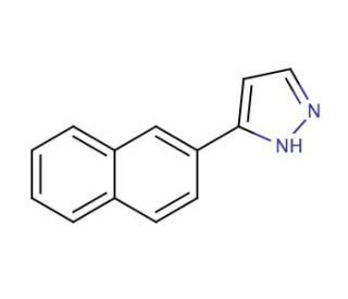 3-(Naphth-2-yl)pyrazole - chemical structure image