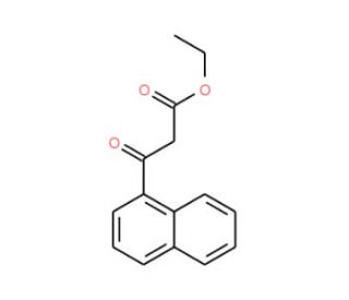 3-Naphthalen-1-yl-3-oxo-propionic acid ethyl ester - chemical structure image