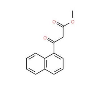 3-Naphthalen-1-yl-3-oxo-propionic acid methyl ester - chemical structure image