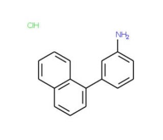 3-Naphthalen-1-yl-phenylamine hydrochloride - chemical structure image