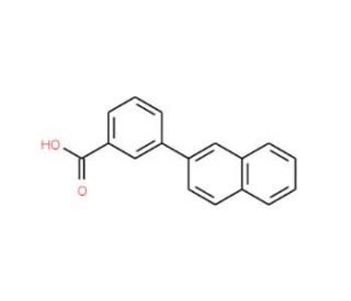 3-Naphthalen-2-yl-benzoic acid - chemical structure image