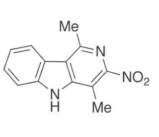 3-Nitro-1,4-dimethyl-5H-pyrido[4,3-b]indole - chemical structure image