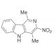 3-Nitro-1,4-dimethyl-5H-pyrido[4,3-b]indole - chemical structure image
